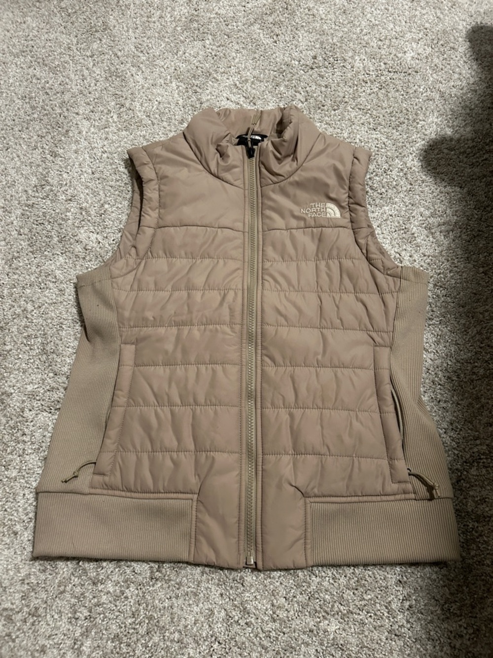 The North Face Women’s Quilted Vest in Taupe
